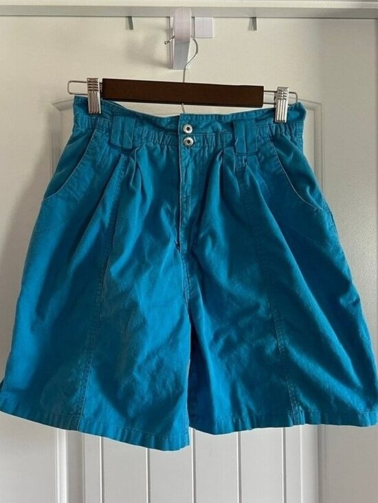 Pants - Blue Cotton Shorts